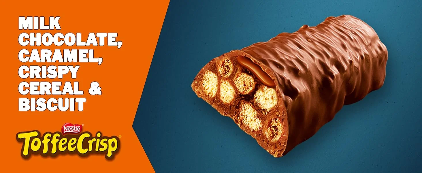 【New User Only】Nestlé Kitkat and Friends Big Biscuit Box | 69 x Chocolate Biscuit Bars – KitKat, Blue Riband, Toffee Crisp | Bulk Chocolate Box 1.357kg  X2 boxes