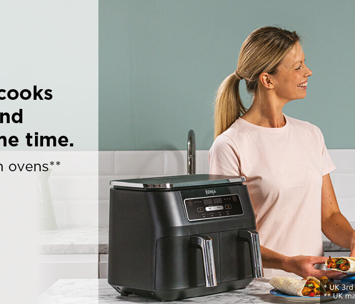 Big Sale-Foodi Dual Zone Digital Air Fryer, 2 Drawers, 7.6L, 4-in-1 , Fast Delivery from Selangor + 2 Years Warranty