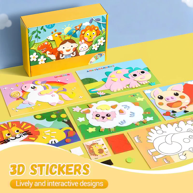 🧩🧩Children's DIY 3D EVA Sticker Craft