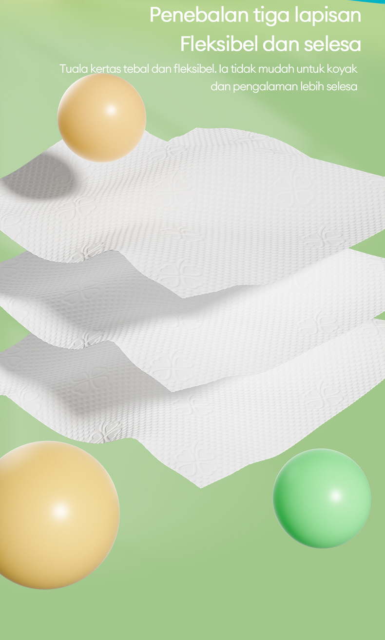 [New user benefits]【12 Packs】RoyoPanda Hanging Tissue Tissue Gantung Tisu Gantung Viral Tisu Viral Facial Tissue Tissue Paper 120*170mm 2760